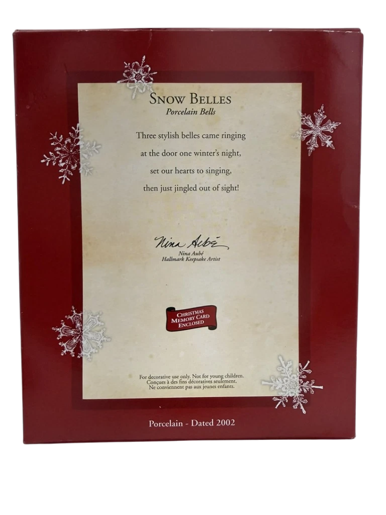 2002 Snow Belles (Porcelain Bells)