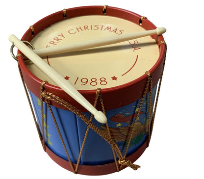 1988 Americana Drum Hallmark Ornament (Drummer) QX4881