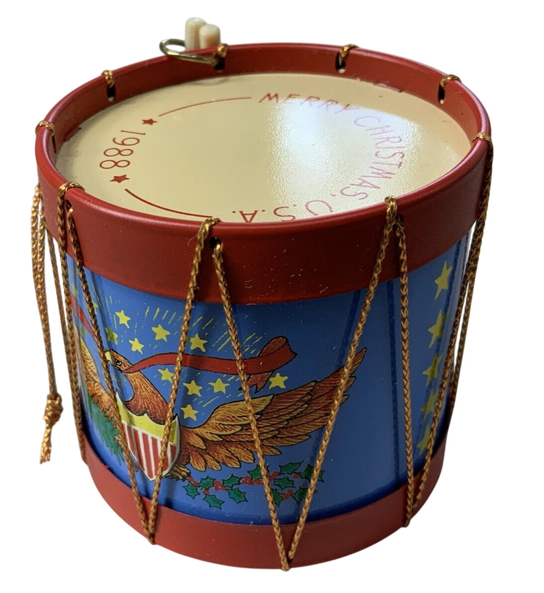 1988 Americana Drum Hallmark Ornament (Drummer) QX4881