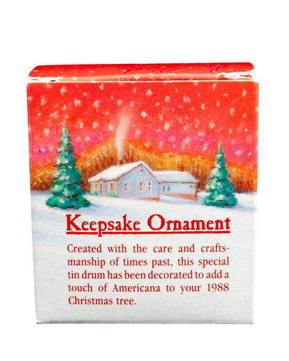 1988 Americana Drum Hallmark Ornament (Drummer) QX4881