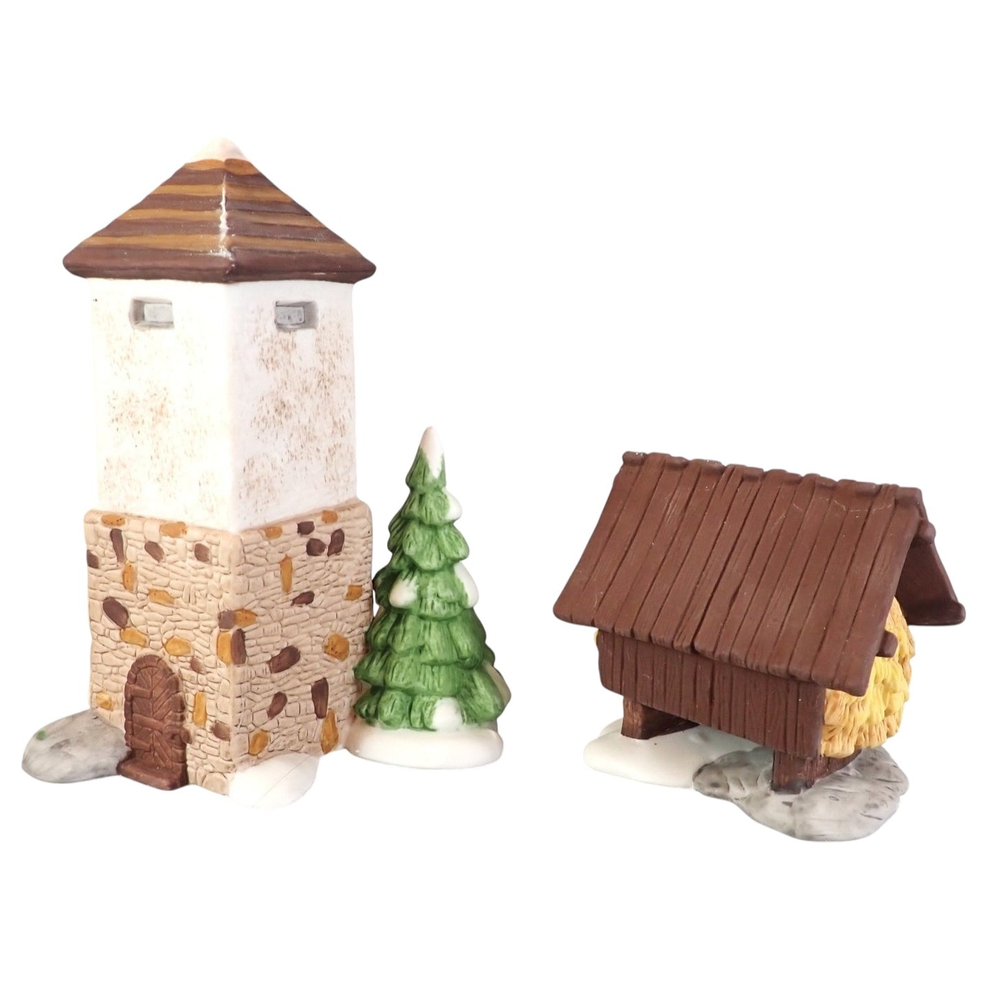 1990 Silo and Hay Shed (Set of 2) – Village Accessories (Department 56) 1479234