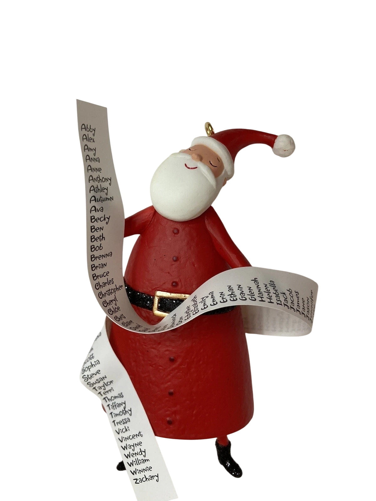 2010 CHecking It Twice Hallmark Ornament (Santa Claus) QXG7373