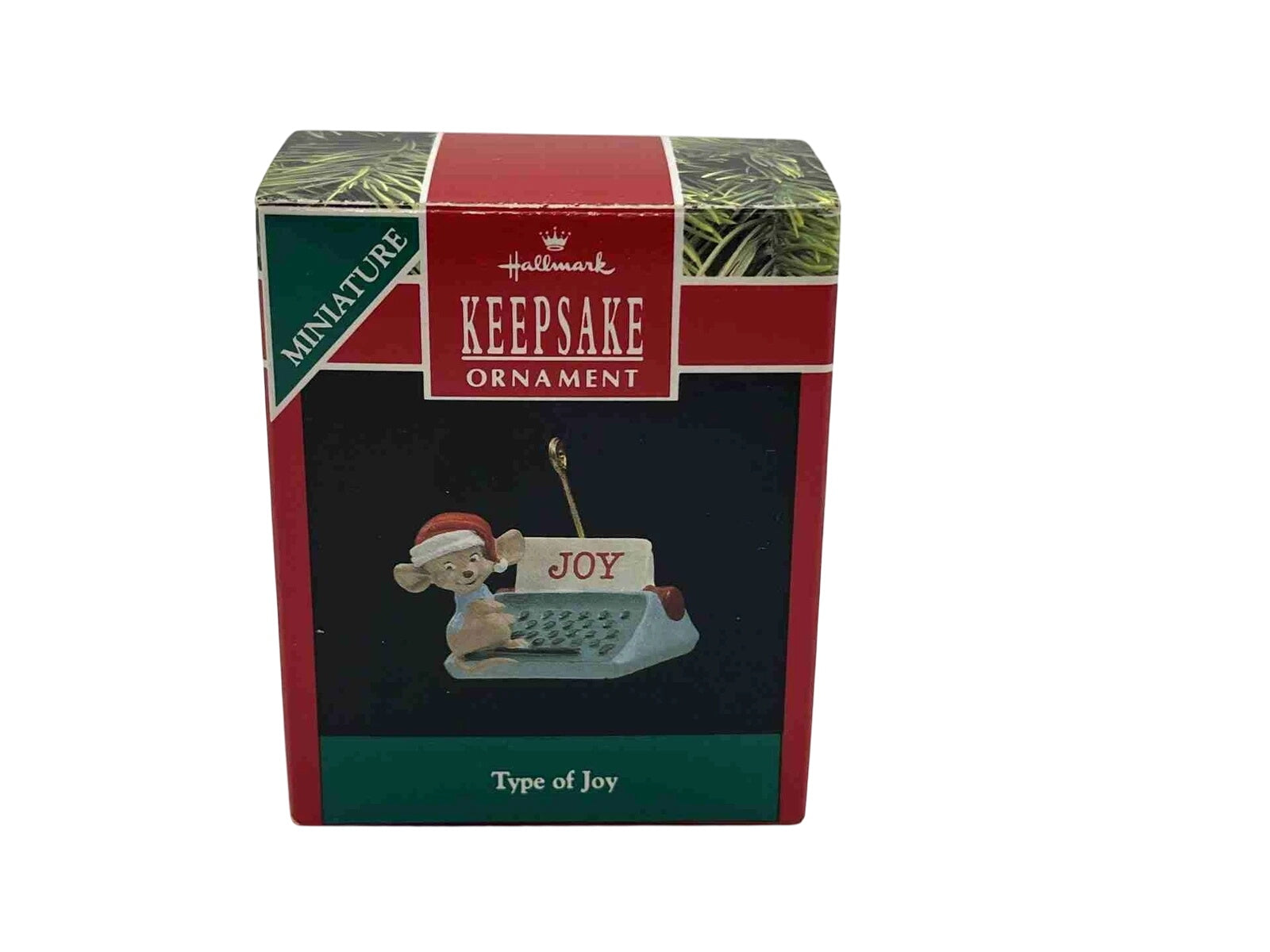 1990 Type of Joy Hallmark Ornament (Mouse) QXM5646