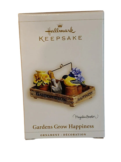 2006 Gardens Grow Happiness Hallmark Ornament (Marjolein Bastin) QEO8283