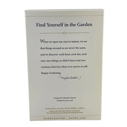 2006 Find Yourself in the Garden Hallmark Ornament (Marjolein Bastin) QEO8286