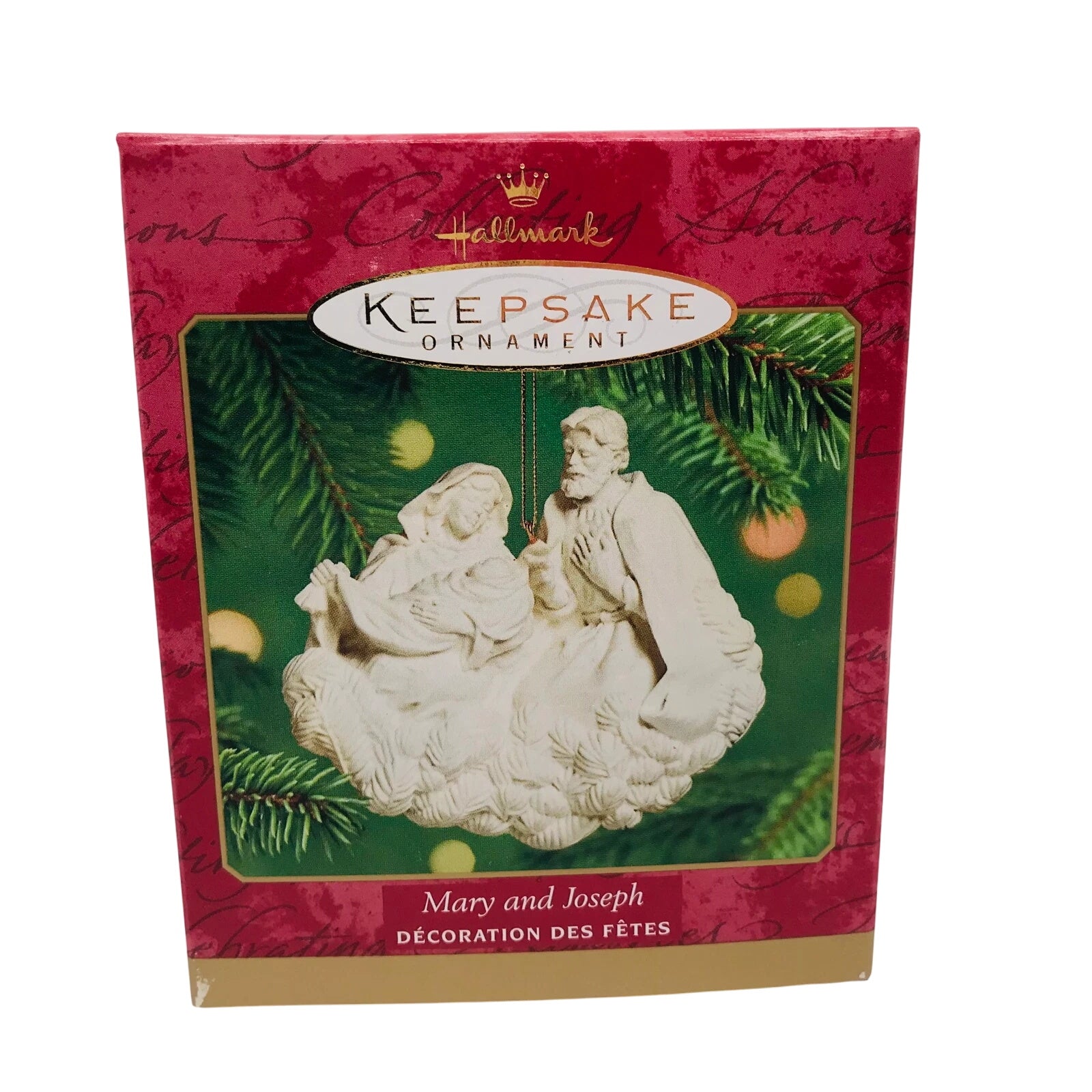 2001 Mary and Joseph Hallmark Ornament (Angels) QX8195