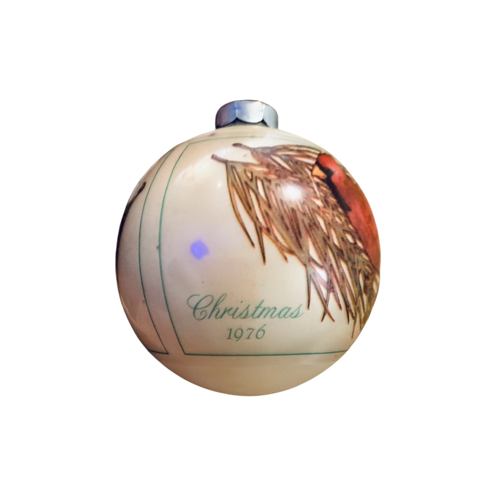 1976 Birds of Winter Hallmark Ornament (Cardinal) QX2051 Image6