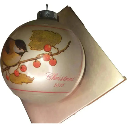 1976 Birds of Winter (Chickadees)