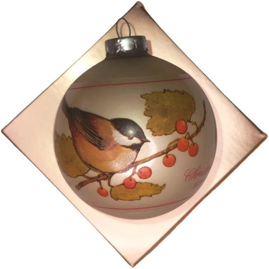 1976 Birds of Winter (Chickadees)