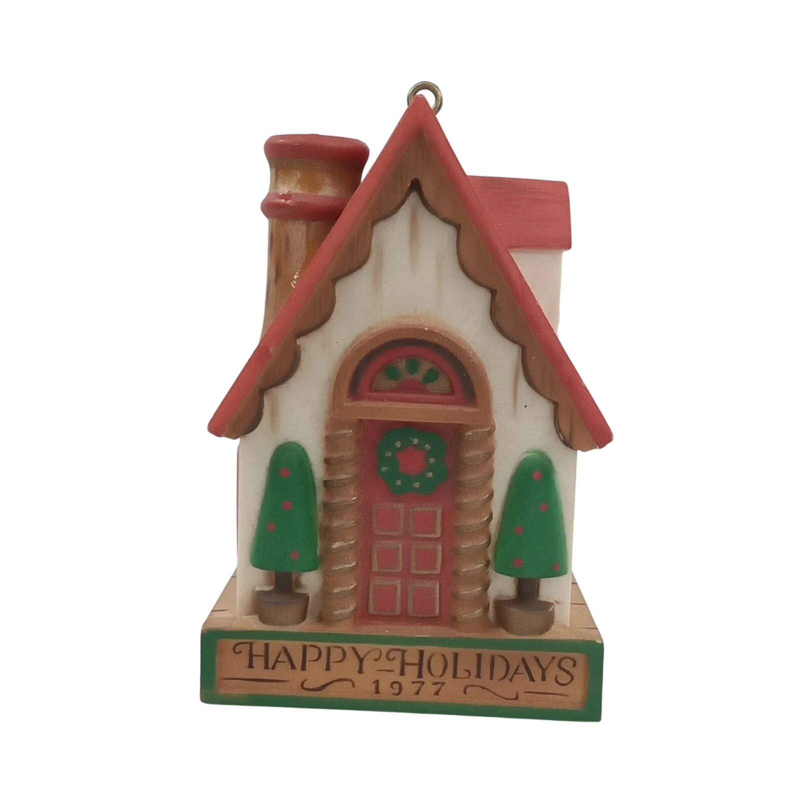 1977 Happy Holidays Hallmark Ornament (YESTERYEARS) QX1702