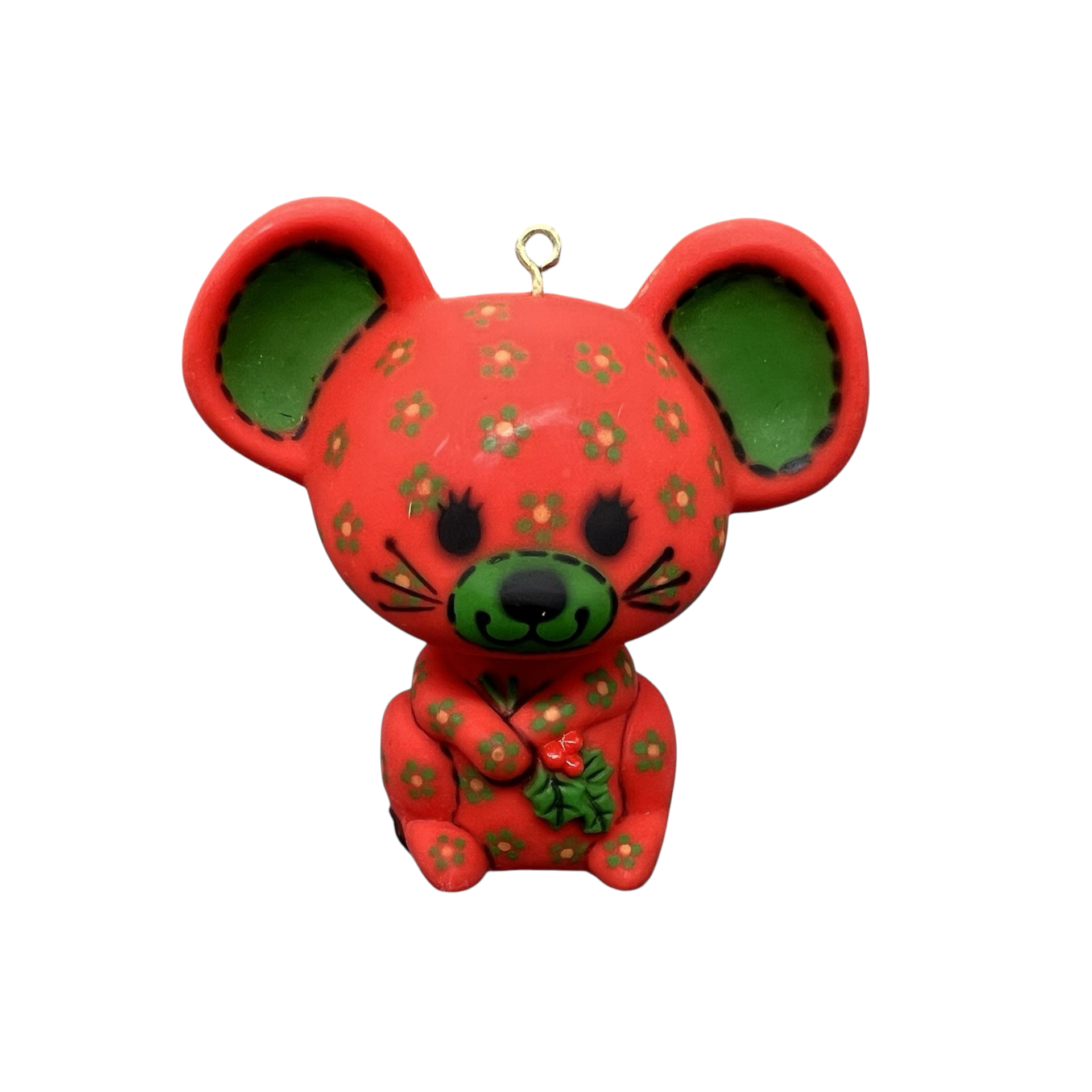 1978 Calico Mouse Hallmark Ornament (Tree-Trimmer Collection) QX1376