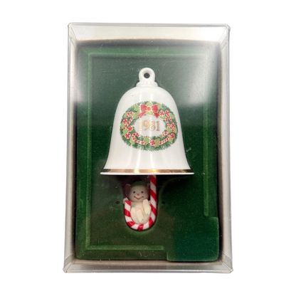 1979 Mouse on Candy Cane Hallmark Ornament (The Bellringers) QX4415