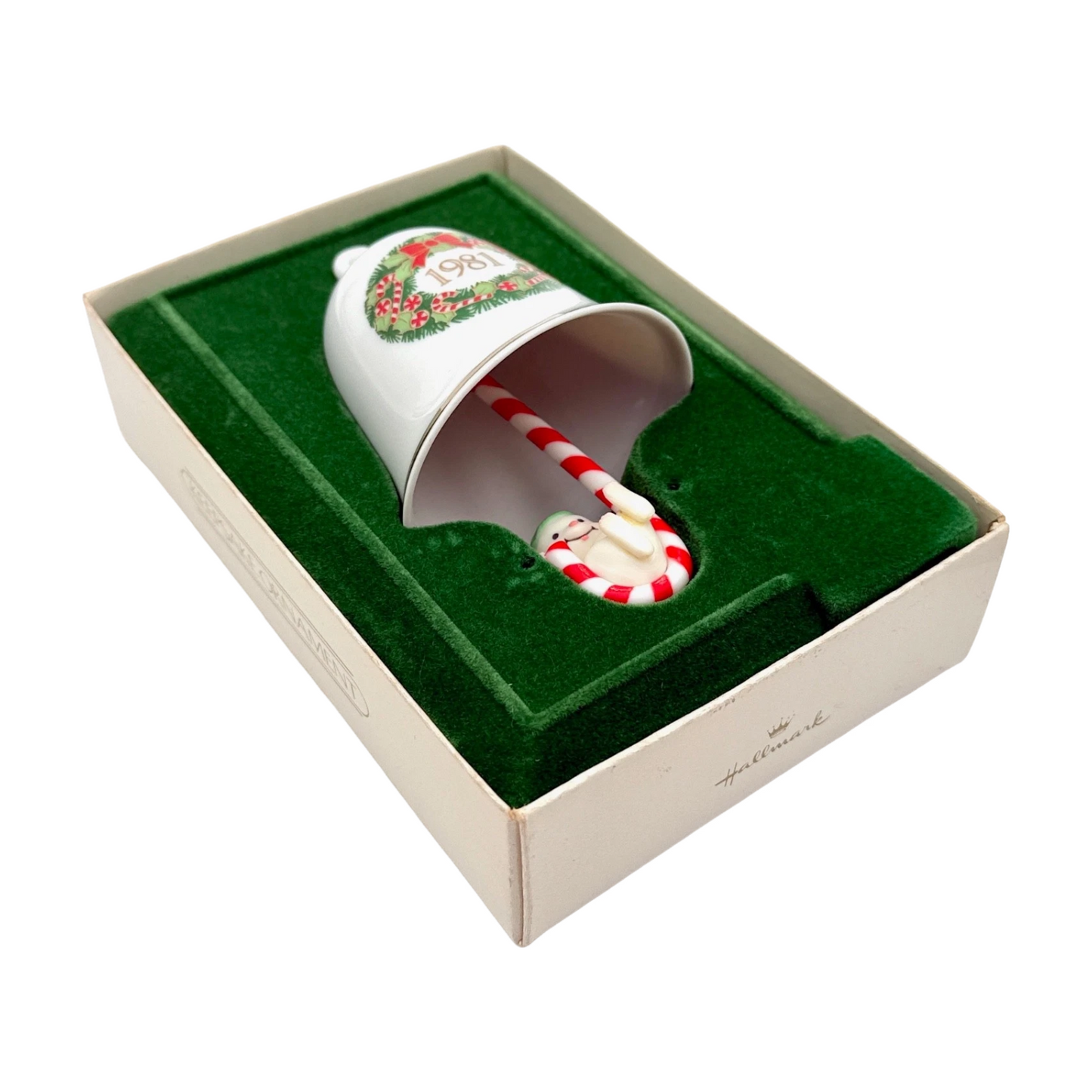 1979 Mouse on Candy Cane Hallmark Ornament (The Bellringers) QX4415