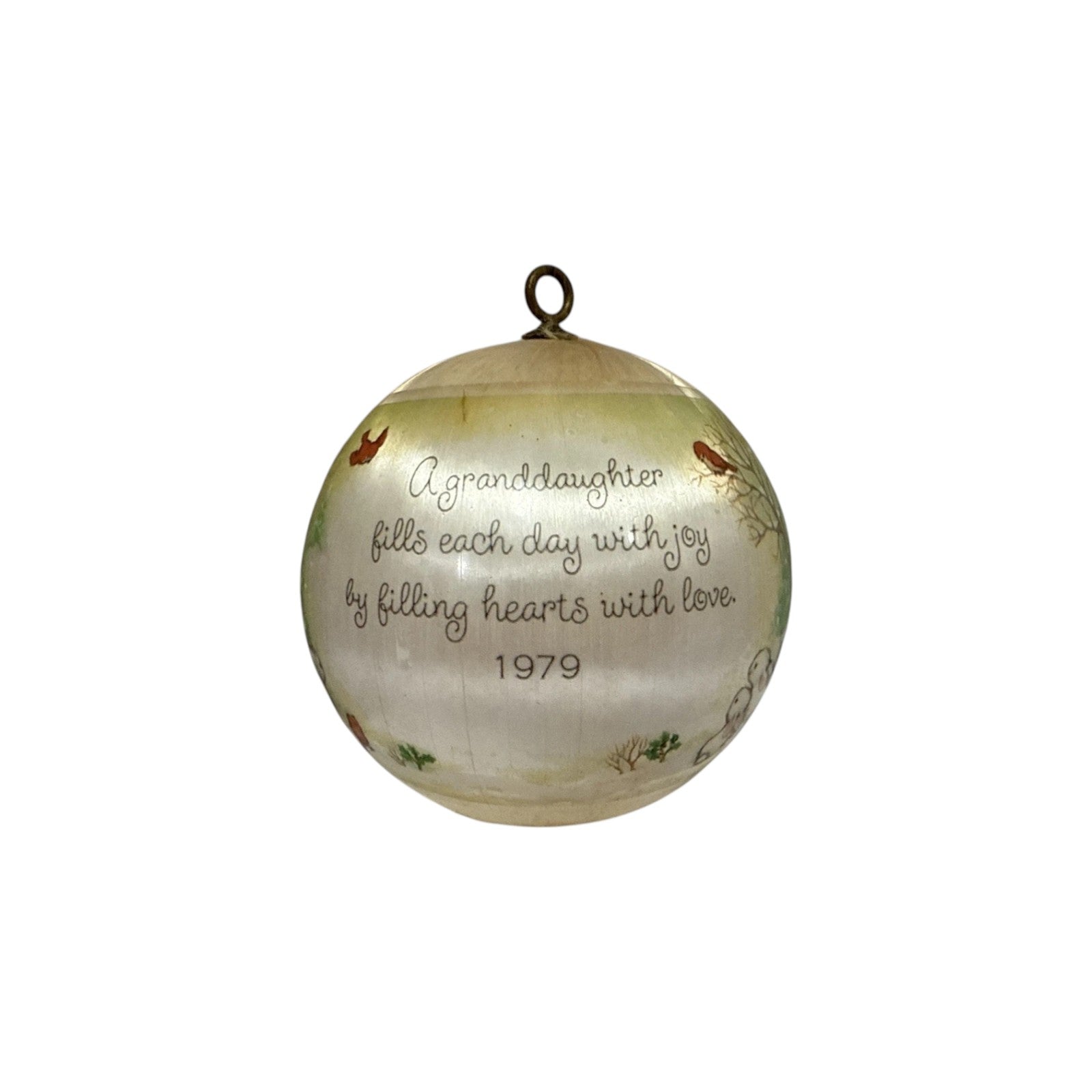 1979 Granddaughter (Ball) Hallmark Ornament QX2119 Image1