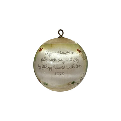 1979 Granddaughter (Ball) Hallmark Ornament QX2119 Image1