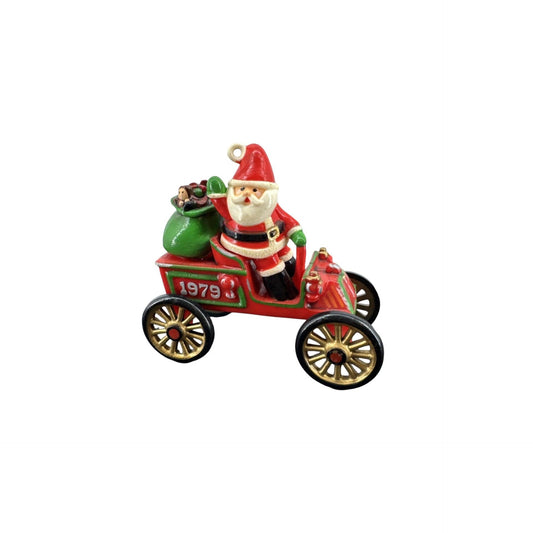 1979 Santa's Motorcar (Here Comes Santa) Hallmark Ornament QX1559 Image1