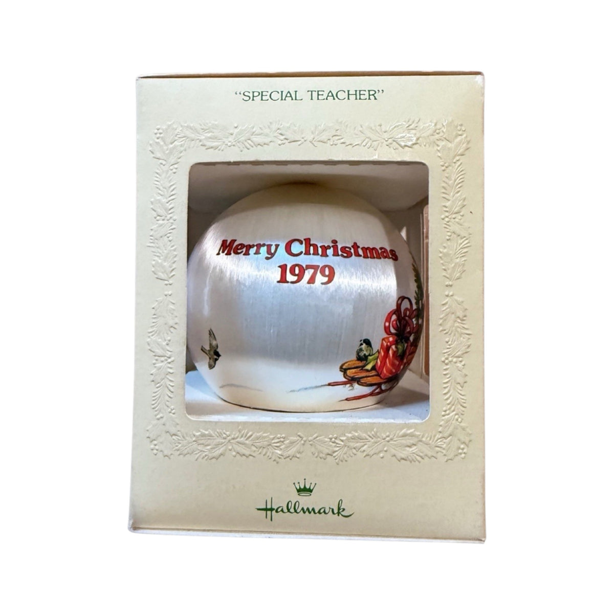 1979 Special Teacher (Ball) Hallmark Ornament QX213-9 Image5