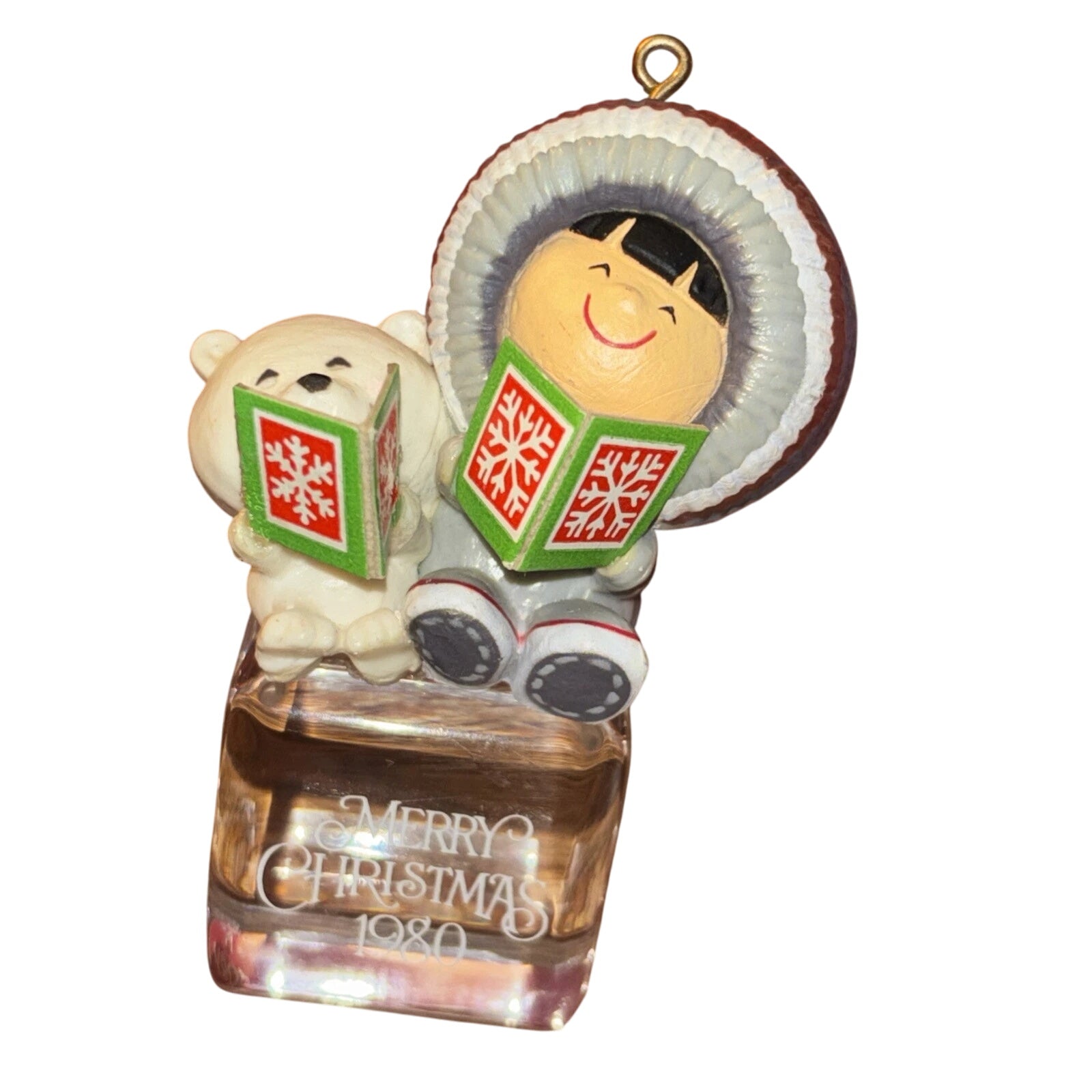 1980 A Cool Yule Hallmark Ornament (Frosty Friends) QX1374