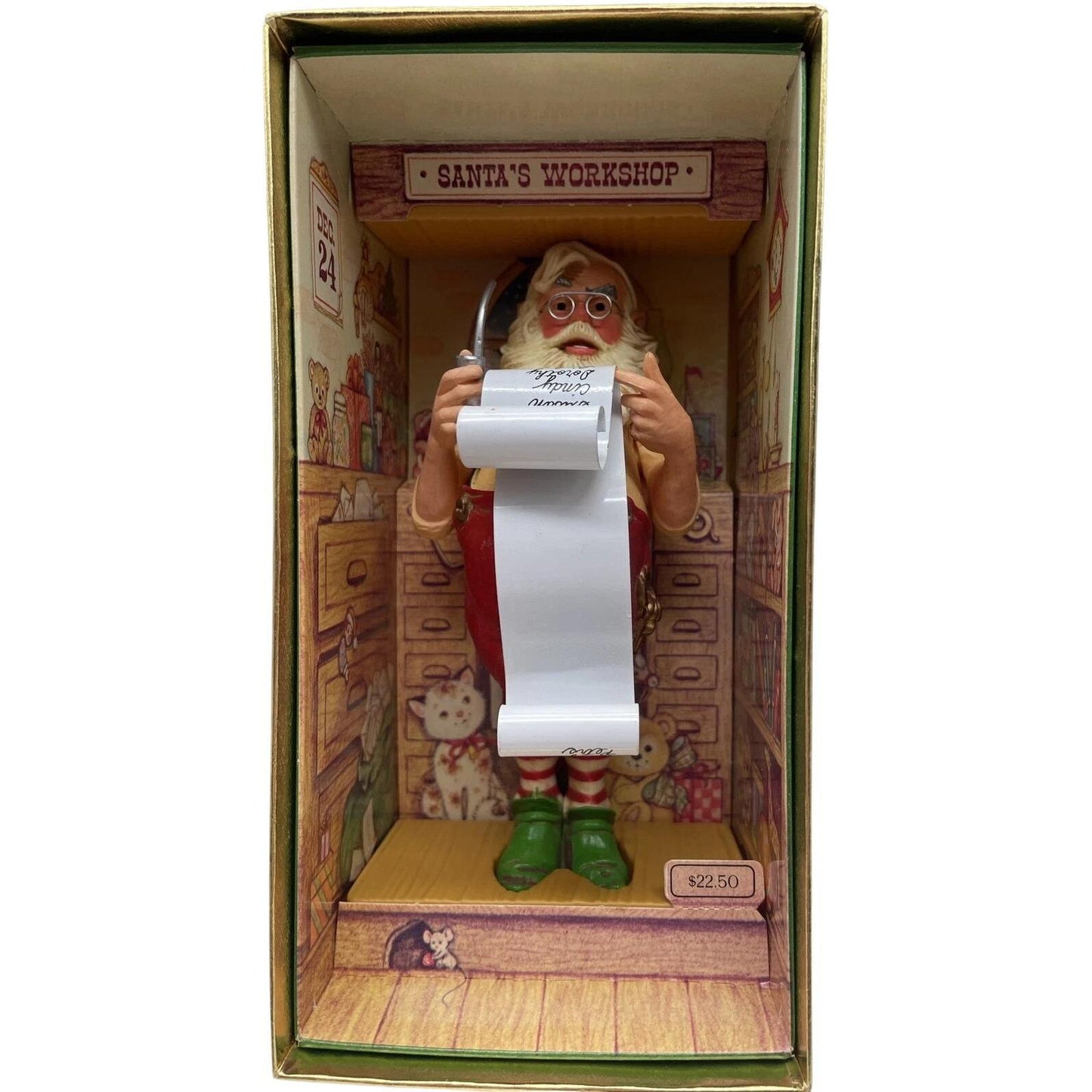 1980 Checking it Twice Hallmark Ornament (Santa Claus) QX1584