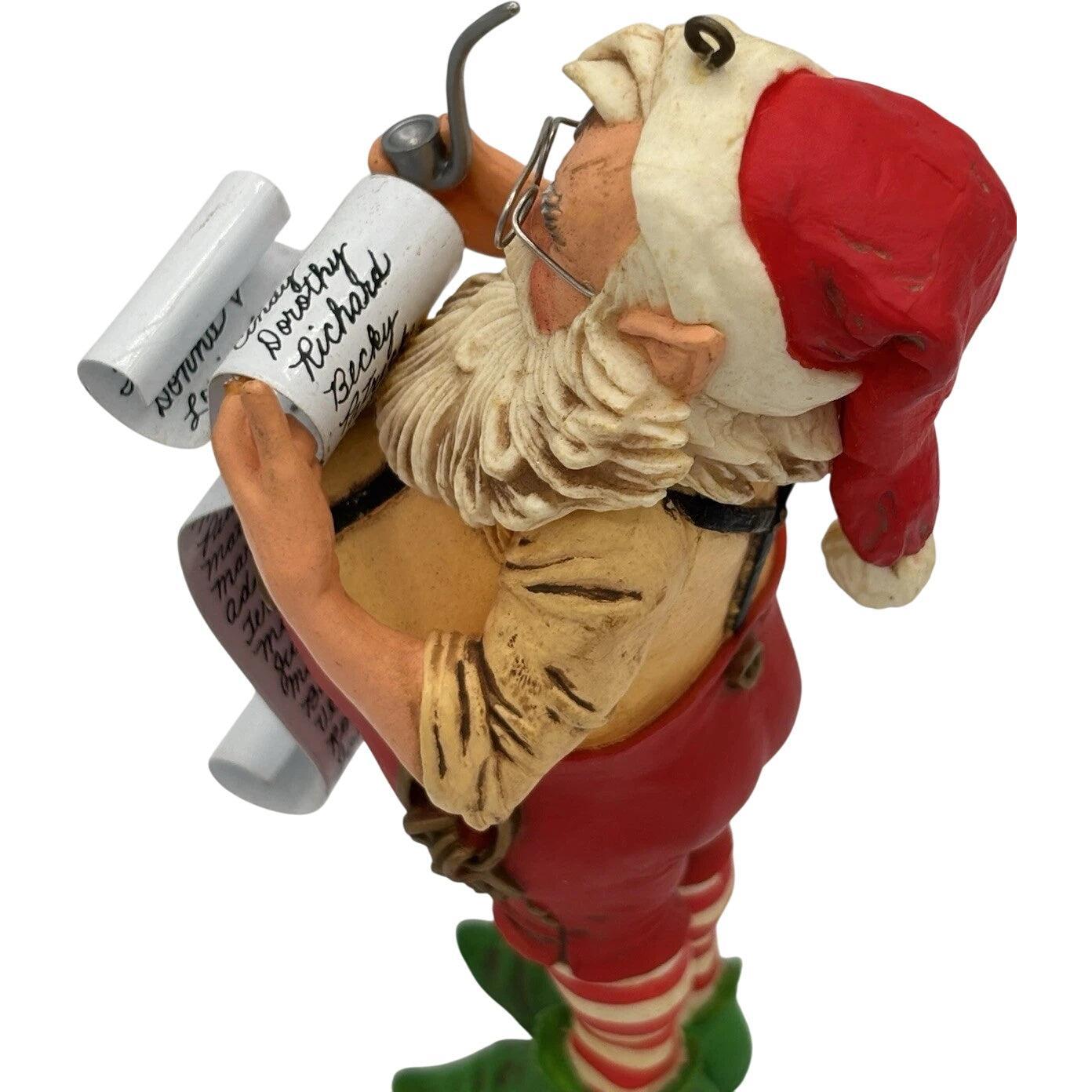 1980 Checking it Twice Hallmark Ornament (Santa Claus) QX1584
