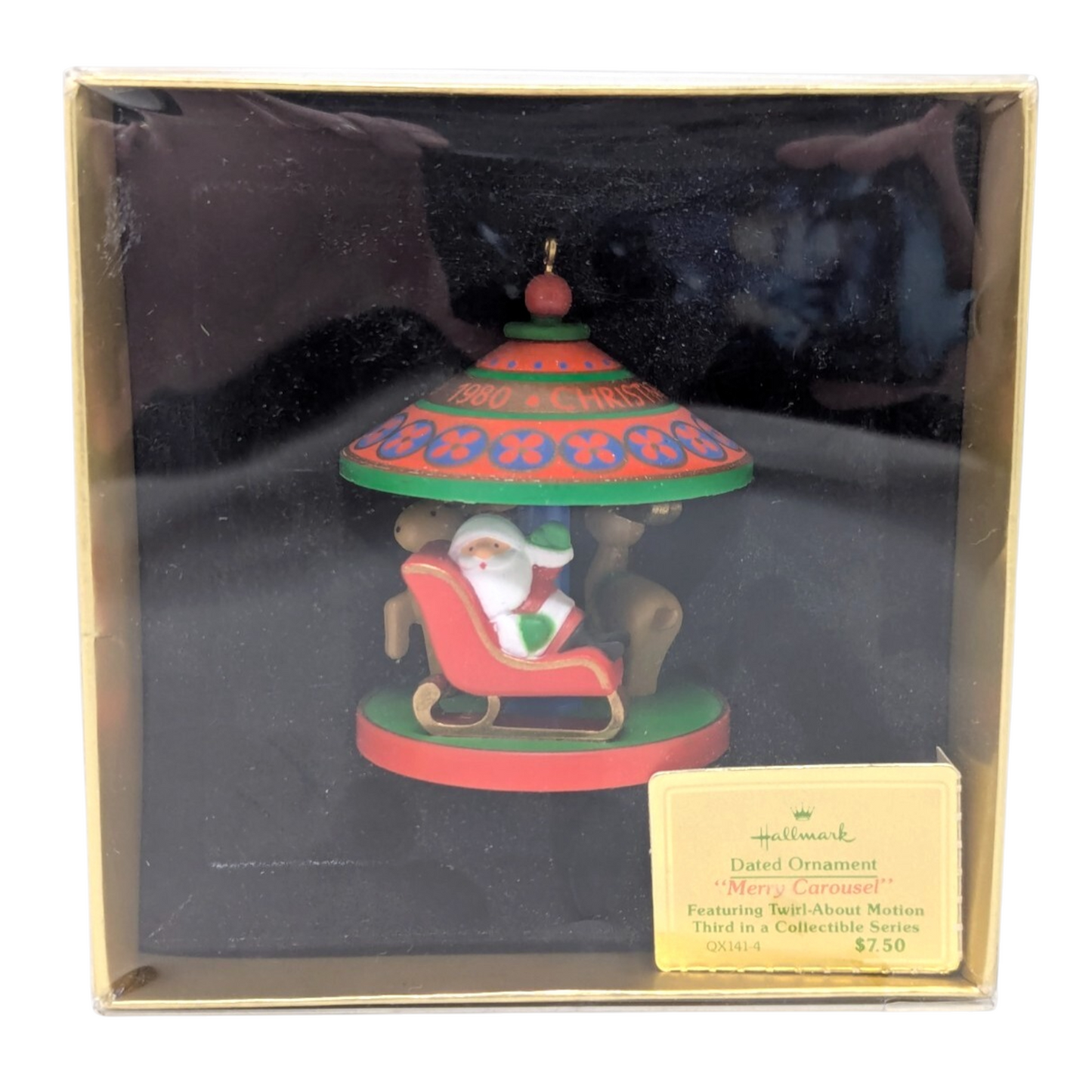 1980 Merry Carousel Hallmark Ornament (Carousel) QX1414