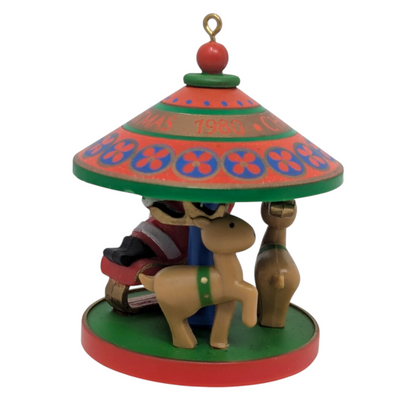 1980 Merry Carousel Hallmark Ornament (Carousel) QX1414