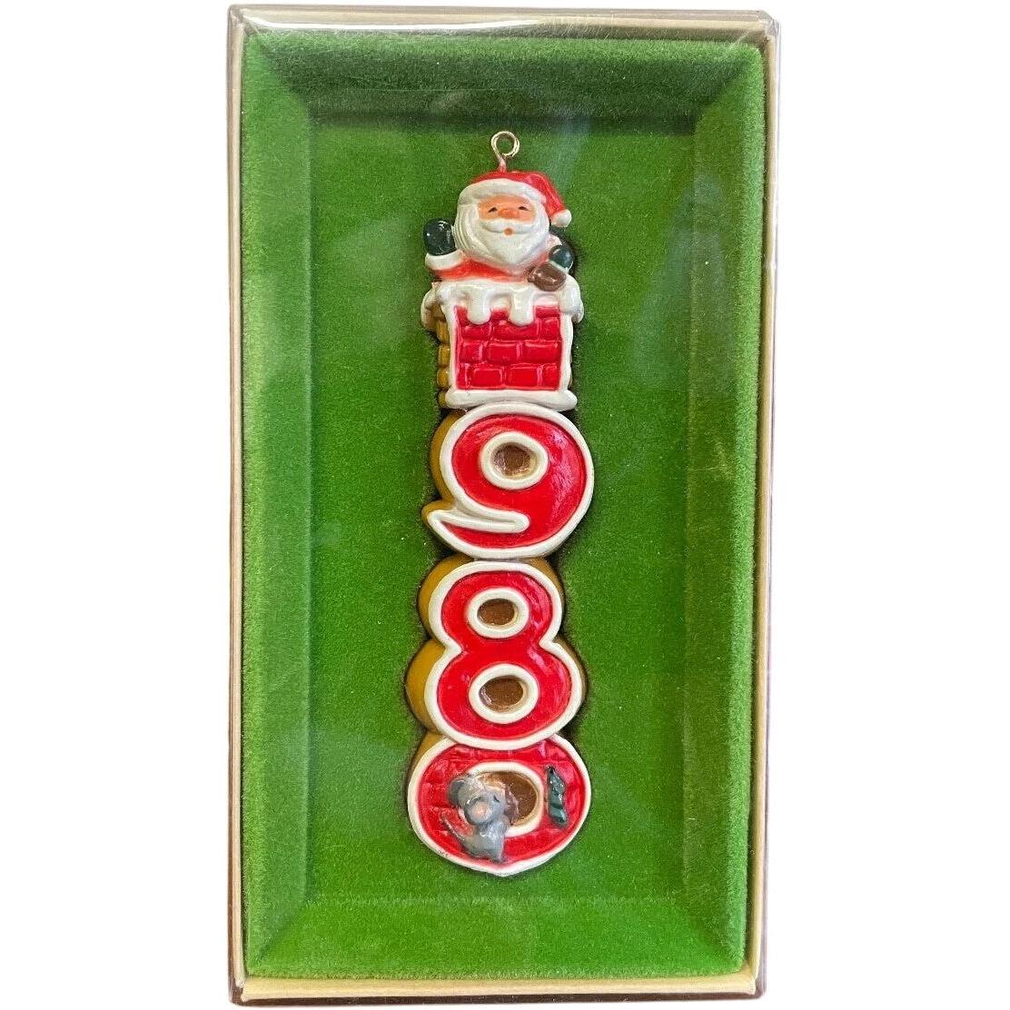 1980 Santa 1980 Hallmark Ornament (Santa Claus) QX1461