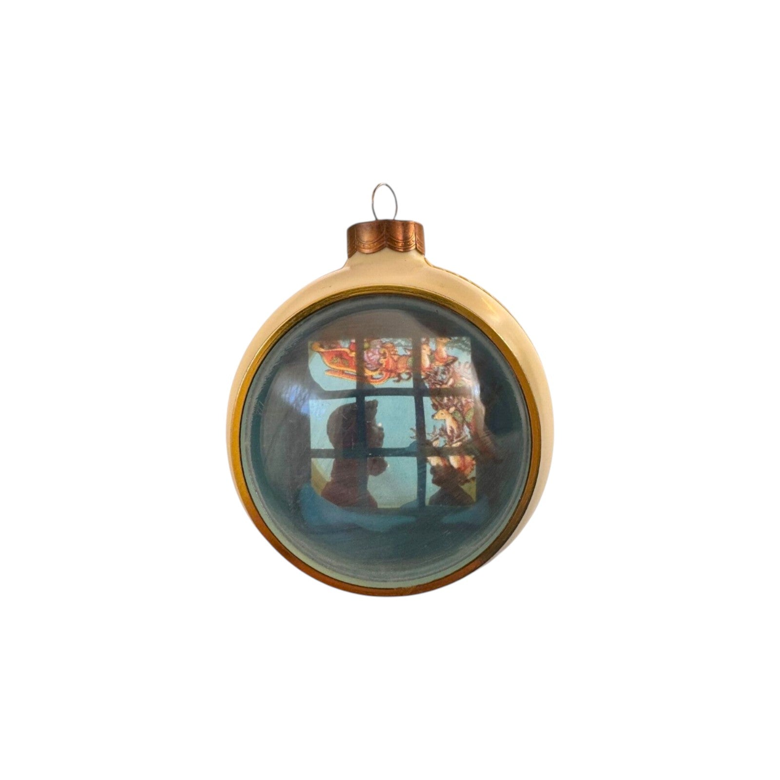 1980 A Christmas Vigil (Christmas Window) Hallmark Ornament QX144-1 Image4