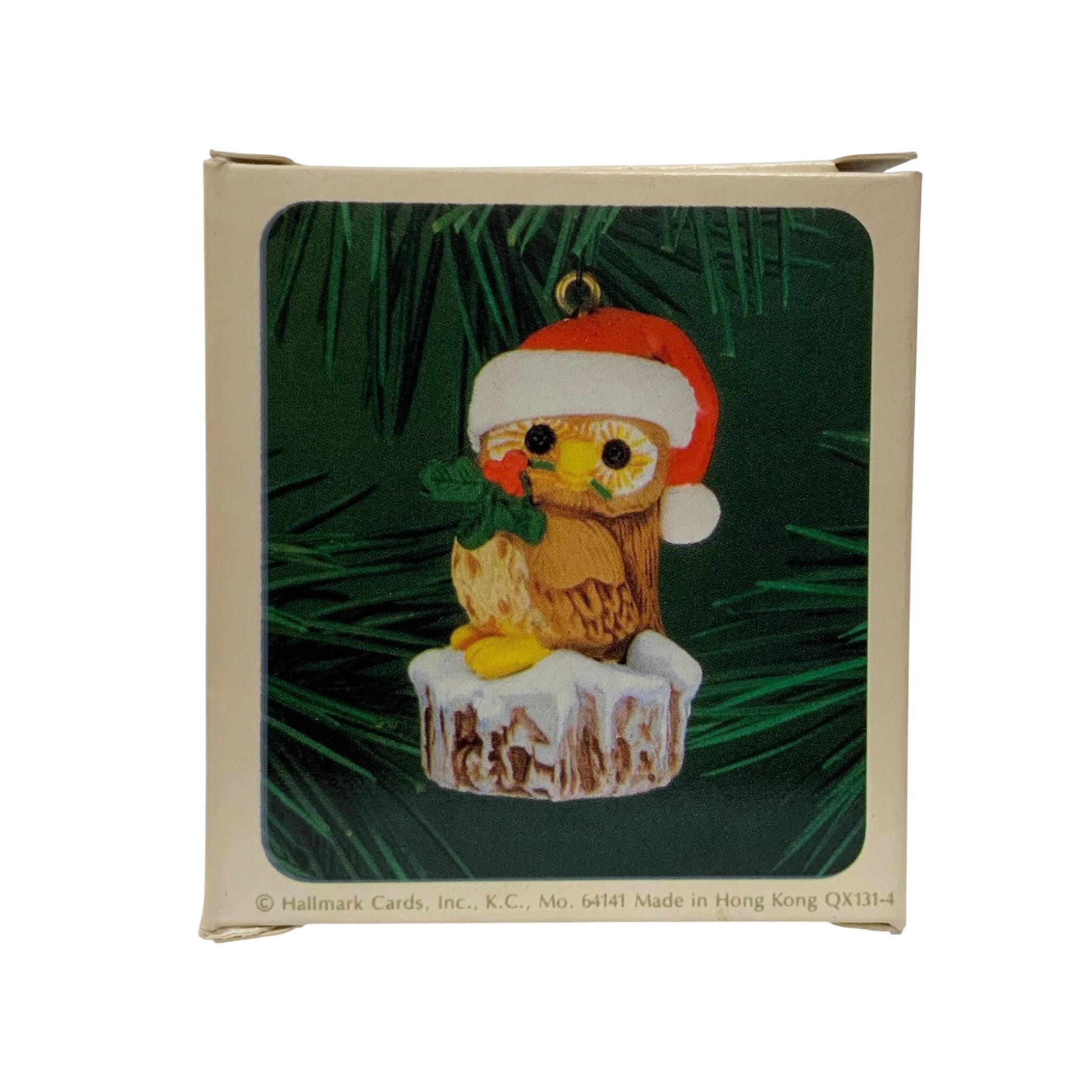 1980 Christmas Owl (Owl) Hallmark Ornament QX131-4 Image2