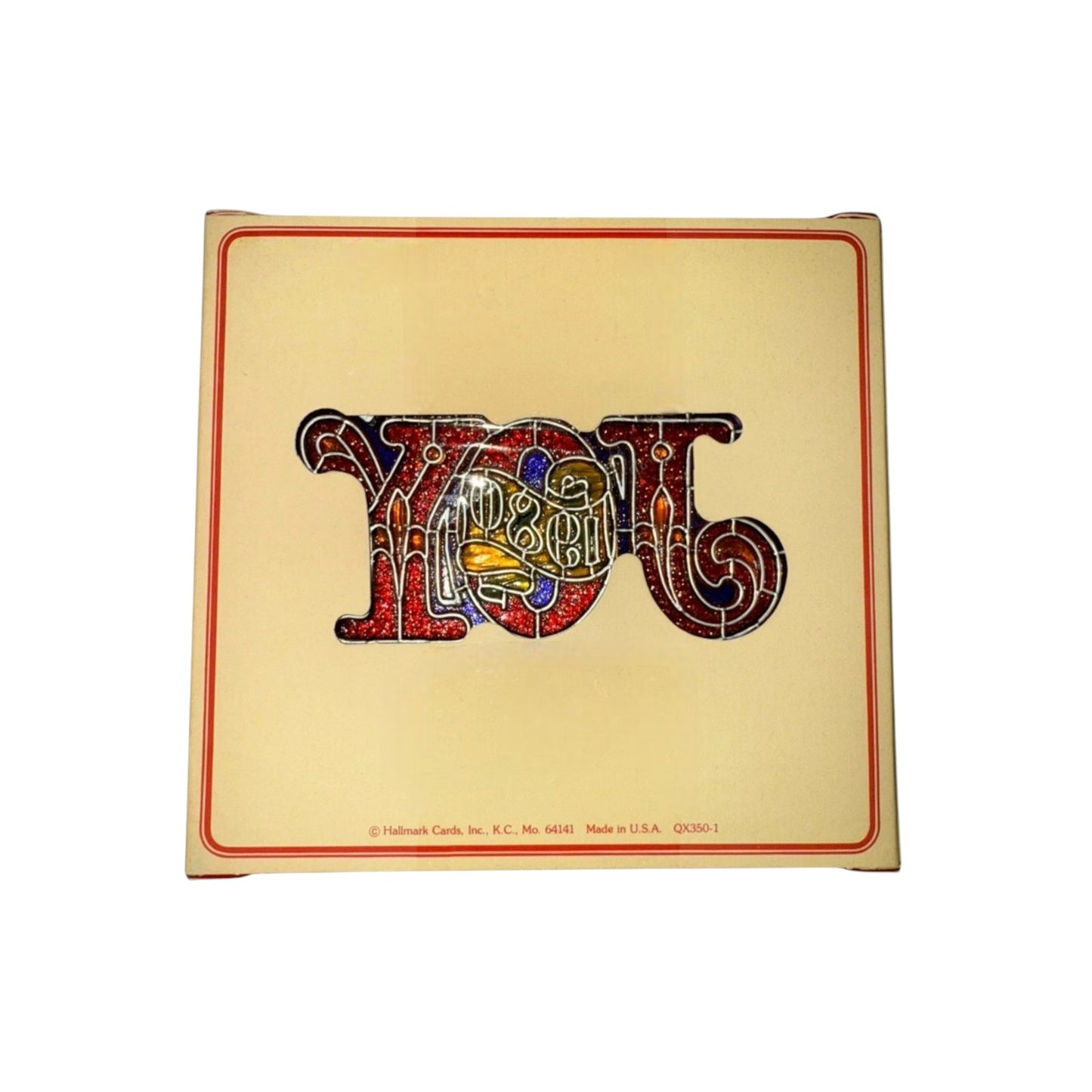 1980 Colors of Christmas Joy (Colors of Christmas) Hallmark Ornament QX350-1 Image4