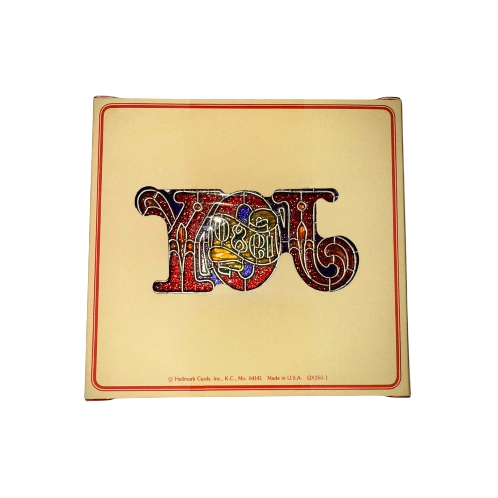 1980 Colors of Christmas Joy (Colors of Christmas) Hallmark Ornament QX350-1 Image4