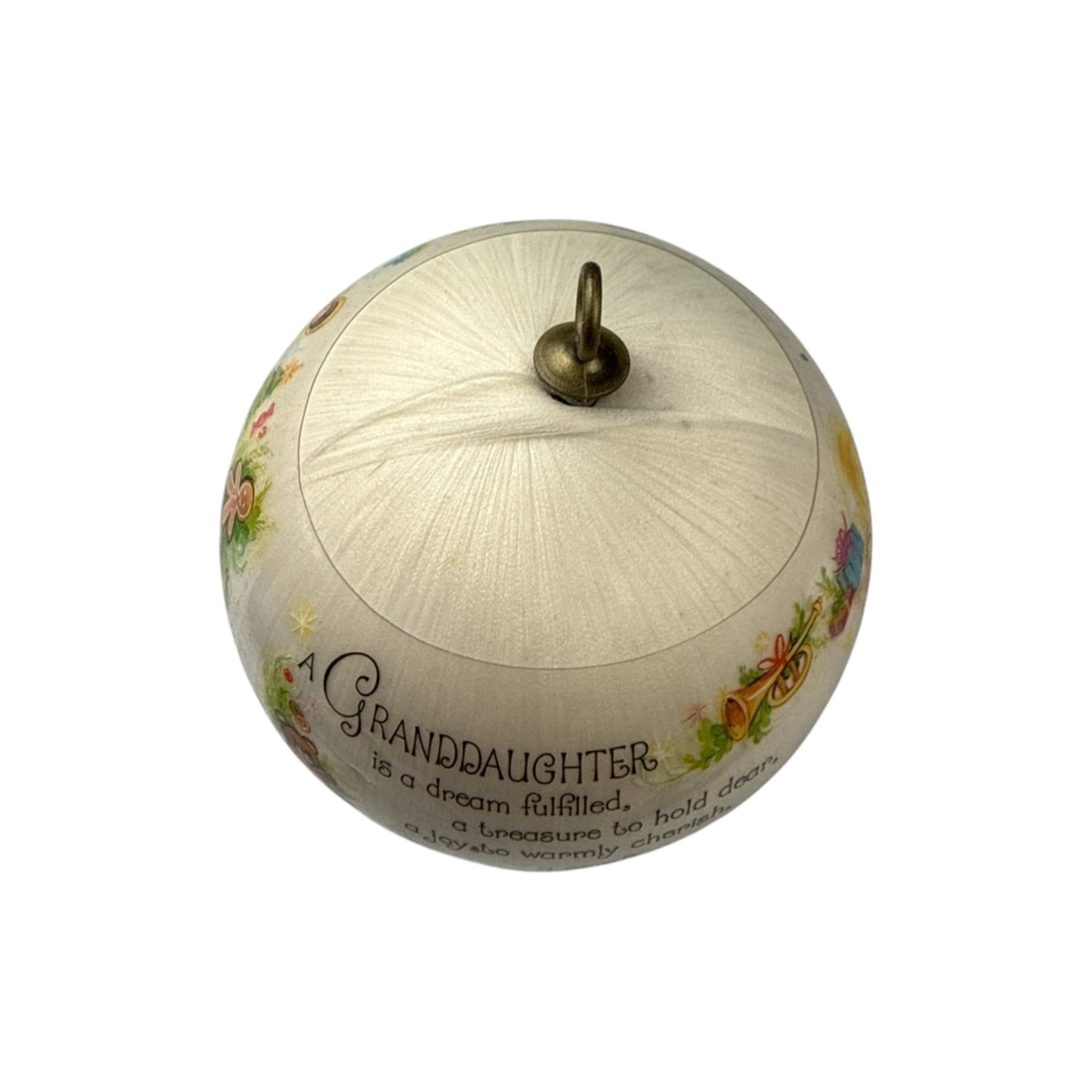 1980 Granddaughter (Ball) Hallmark Ornament QX202-1 Image3