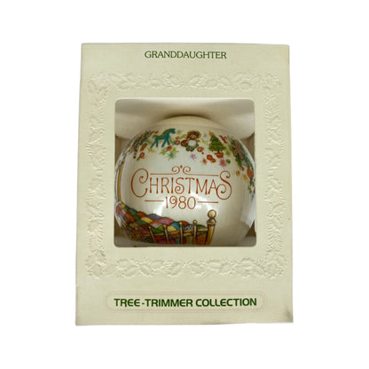 1980 Granddaughter (Ball) Hallmark Ornament QX202-1 Image4