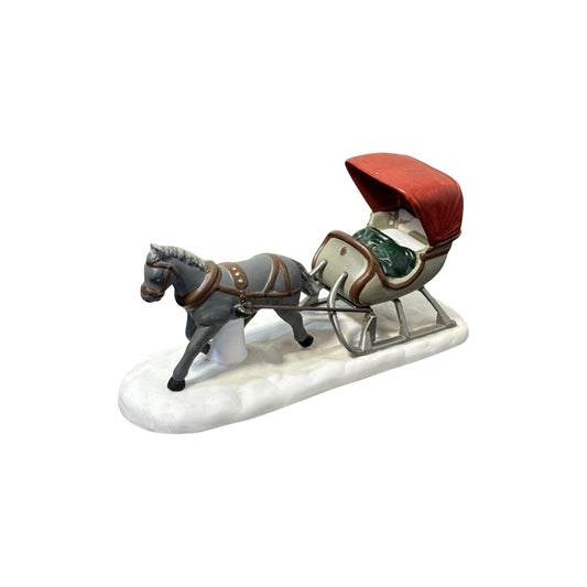 1980 One Horse Open Sleigh – Hand-Painted Porcelain Department 56 5982-0 Image1