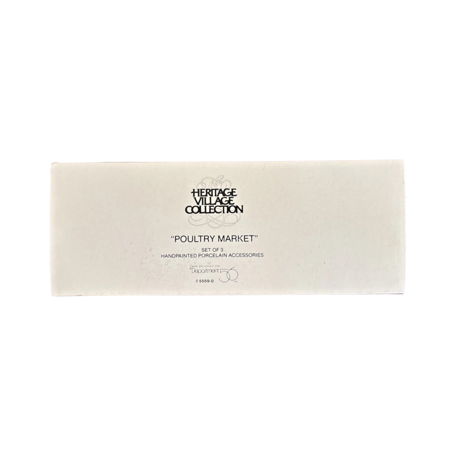 1980 Poultry Market – Heritage Village Collection Department 56 5559-0 Image2
