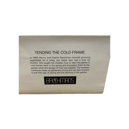 1980 Tending the Cold Frame – Department 56 – Item #2208 Image7
