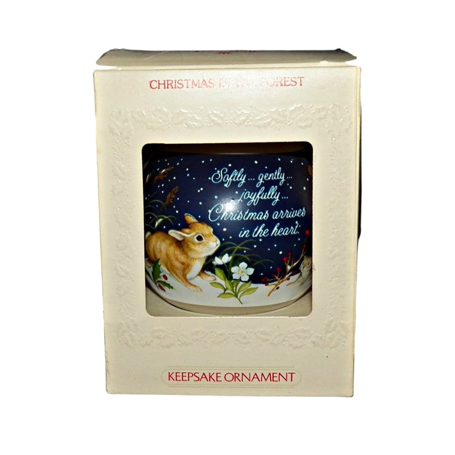 1981 Christmas in the Forest (Ball) Hallmark Ornament QX813-5 Image2