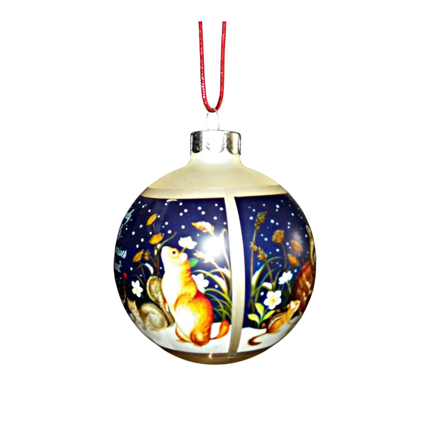 1981 Christmas in the Forest (Ball) Hallmark Ornament QX813-5 Image5