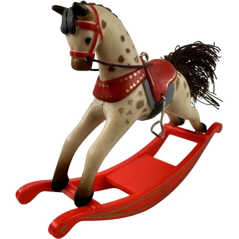 1981 Dappled Hallmark Ornament (Rocking Horse) QX4222
