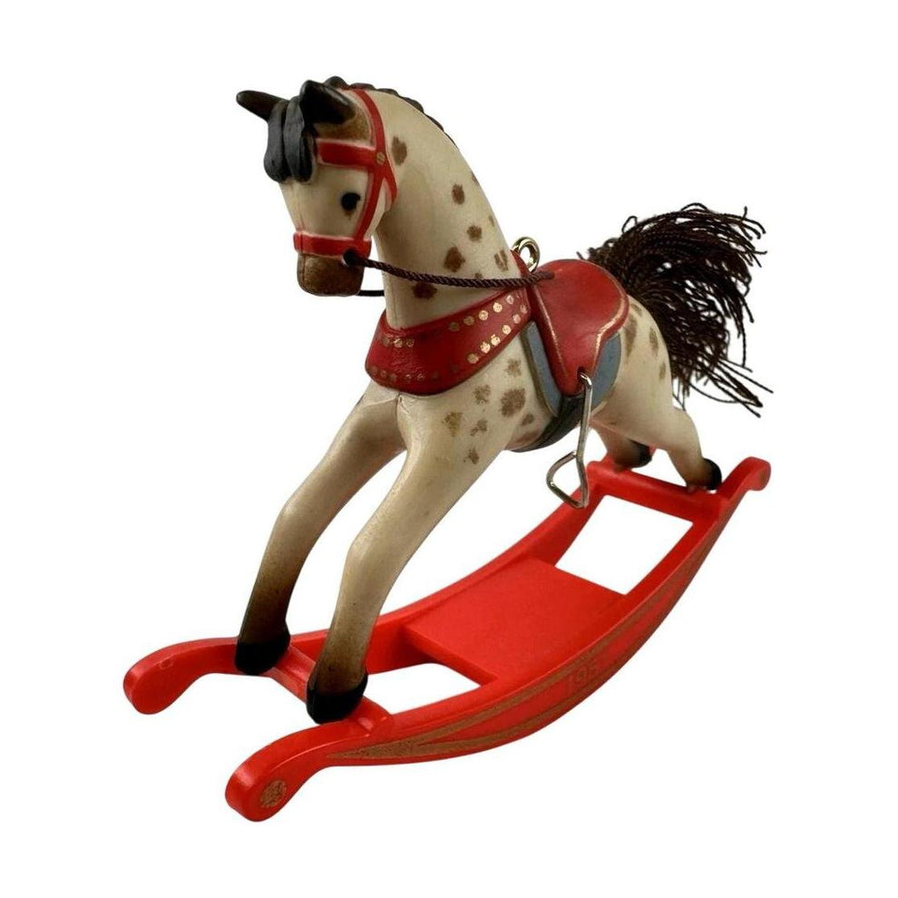 1981 Dappled Hallmark Ornament (Rocking Horse) QX4222 – Already Christmas