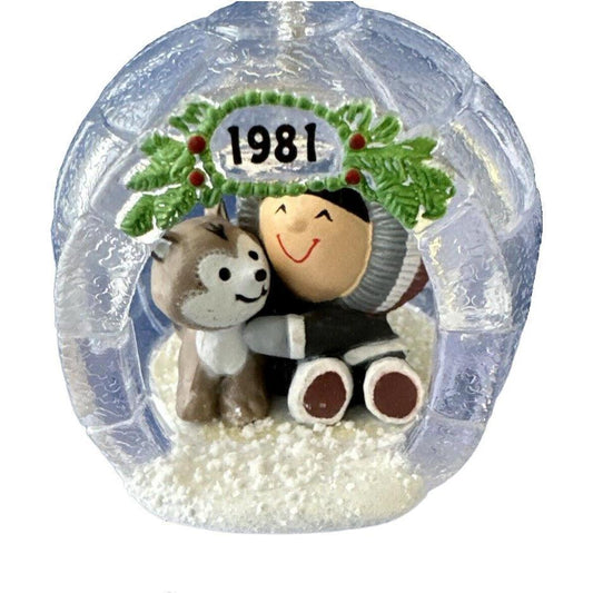 1981 Igloo Hallmark Ornament (Frosty Friends) QX4335