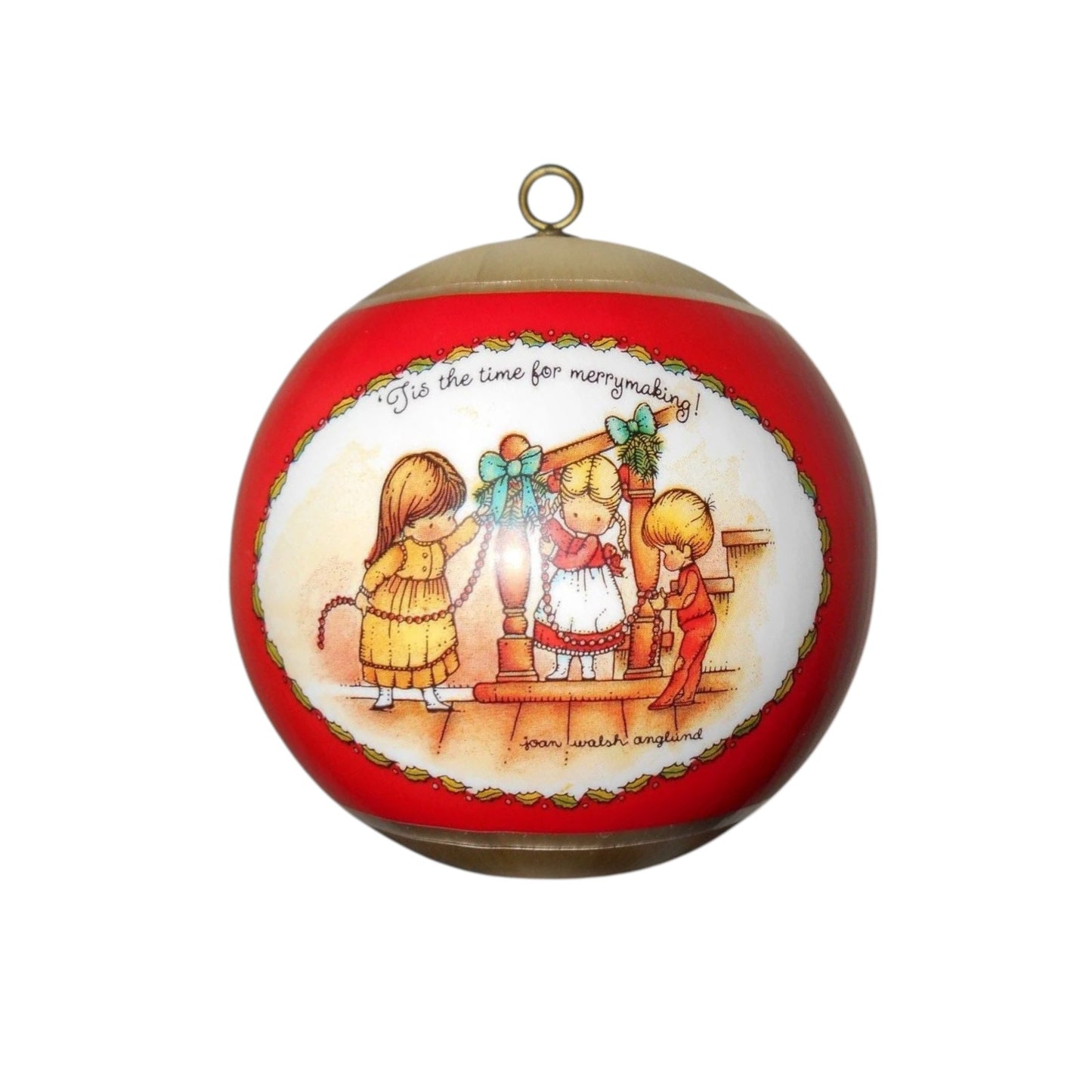 1981 Joan Walsh Anglund (Ball) Hallmark Ornament QX8042 Image1