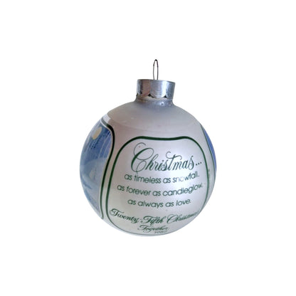 1982 25th Christmas Together (Ball) Hallmark Ornament QX211-6 Image1