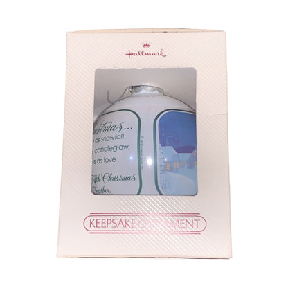 1982 25th Christmas Together (Ball) Hallmark Ornament QX211-6 Image2
