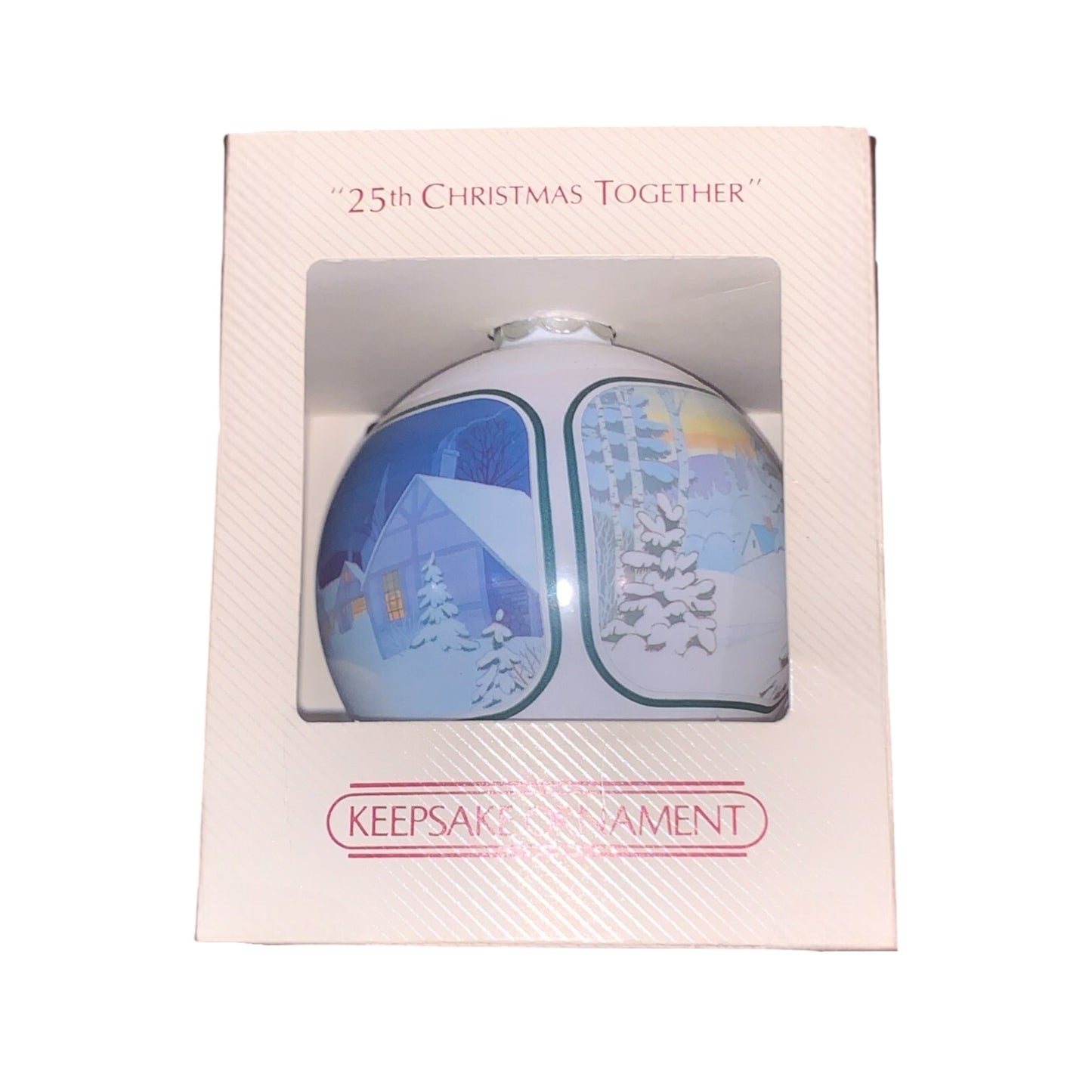 1982 25th Christmas Together (Ball) Hallmark Ornament QX211-6 Image8
