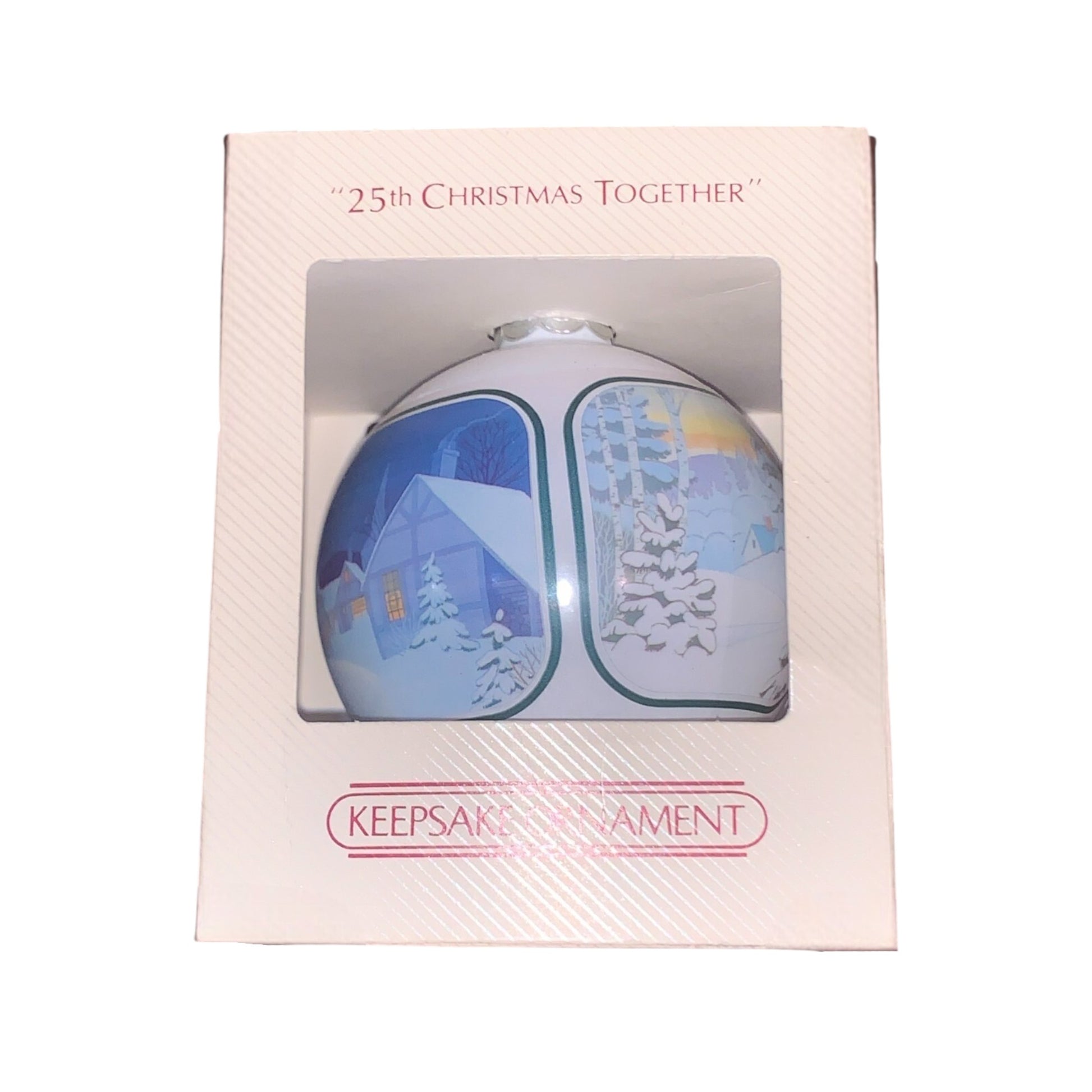 1982 25th Christmas Together (Ball) Hallmark Ornament QX211-6 Image8