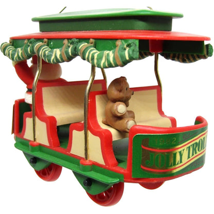 1982 Jolly Trolley Hallmark Ornament (Here Comes Santa) QX4643
