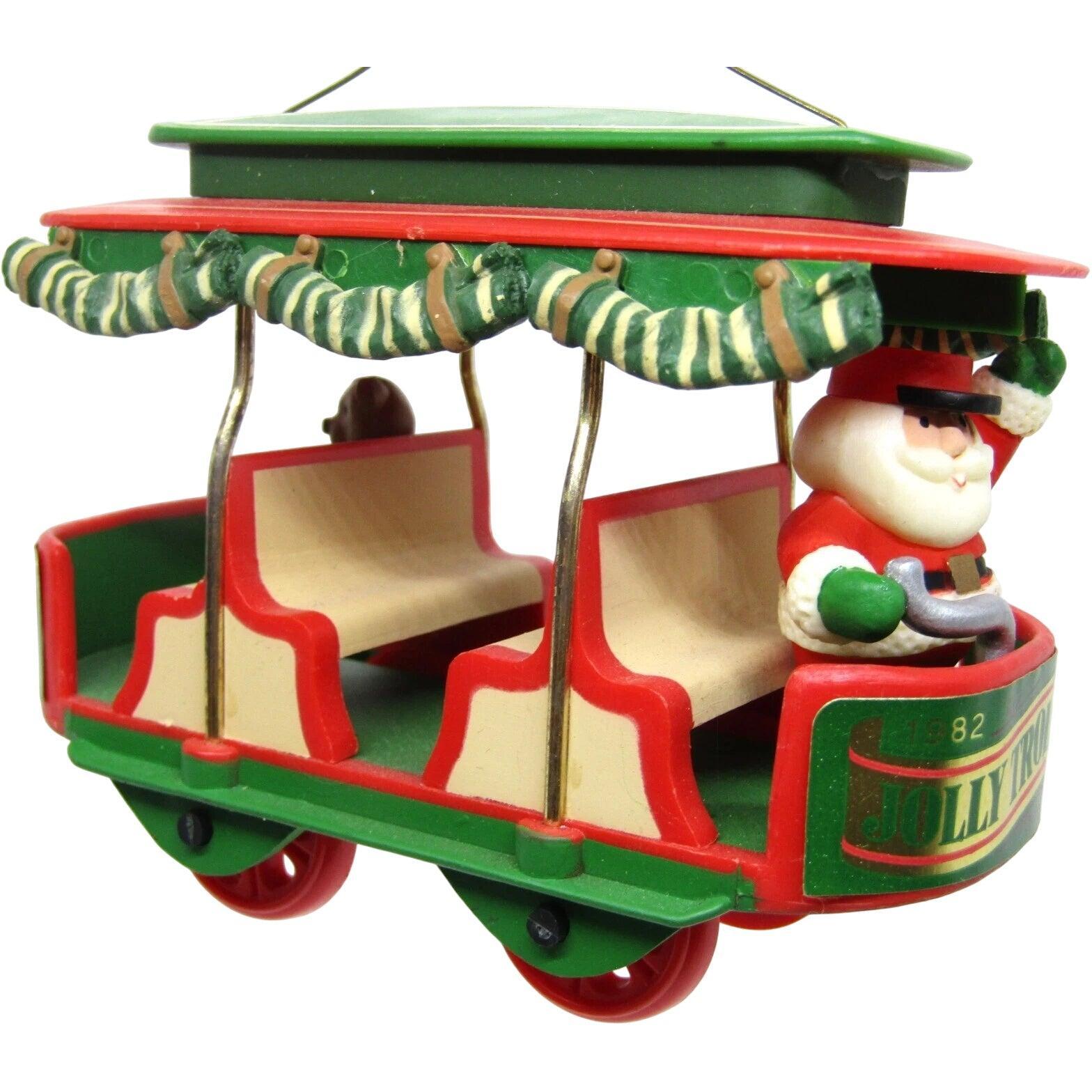 1982 Jolly Trolley Hallmark Ornament (Here Comes Santa) QX4643