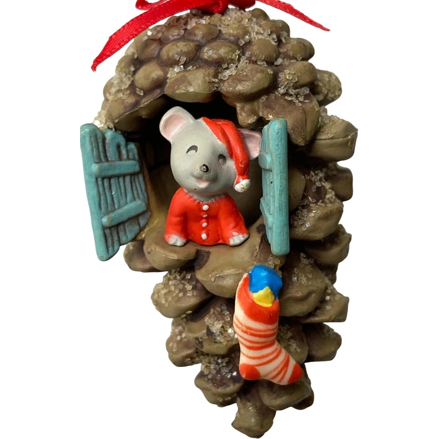 1982 Pinecone Home Hallmark Ornament (Mouse) QX4613