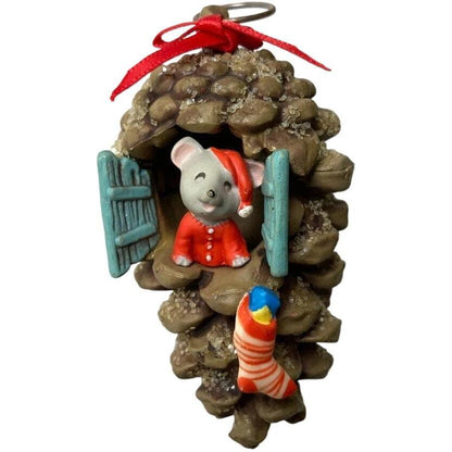 1982 Pinecone Home Hallmark Ornament (Mouse) QX4613